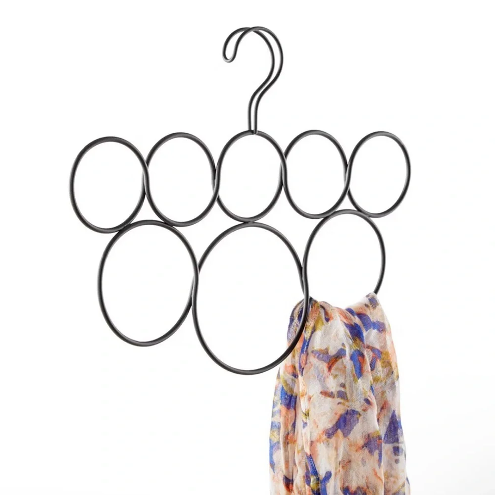 Like New Bronze Metal Multi Scarf Organzier Hanger